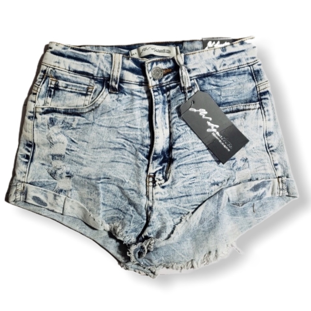 NWT Distressed Denim Shorts